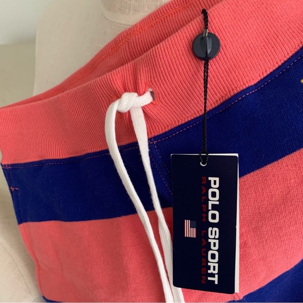 Ralph Lauren Stripe Shorts Sweatpants - Picture 6 of 10